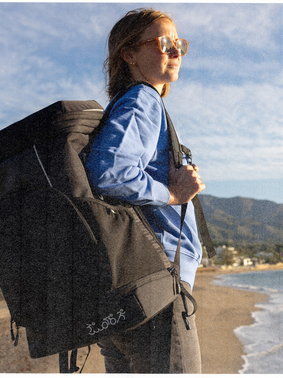 Everything that can fit in a backpack