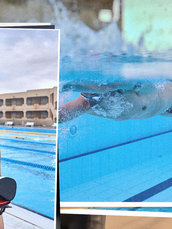 Drills de natación con Clément Mignon