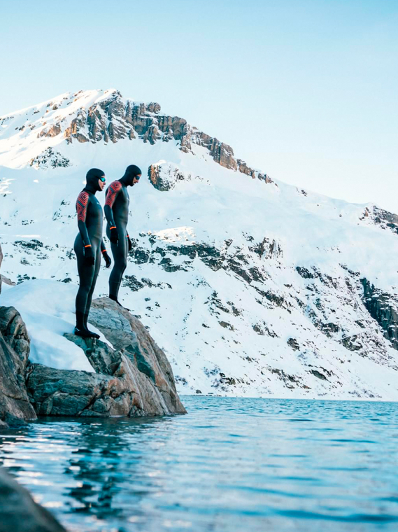 Schwimm-Accessoires, unsere Verbündeten im kalten Wasser