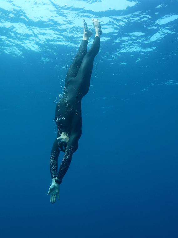 "When we're underwater, it reveals to us our true nature"