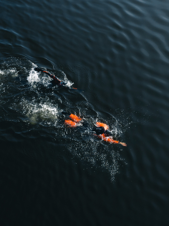 Swimming in open water. A way to improve mental health
