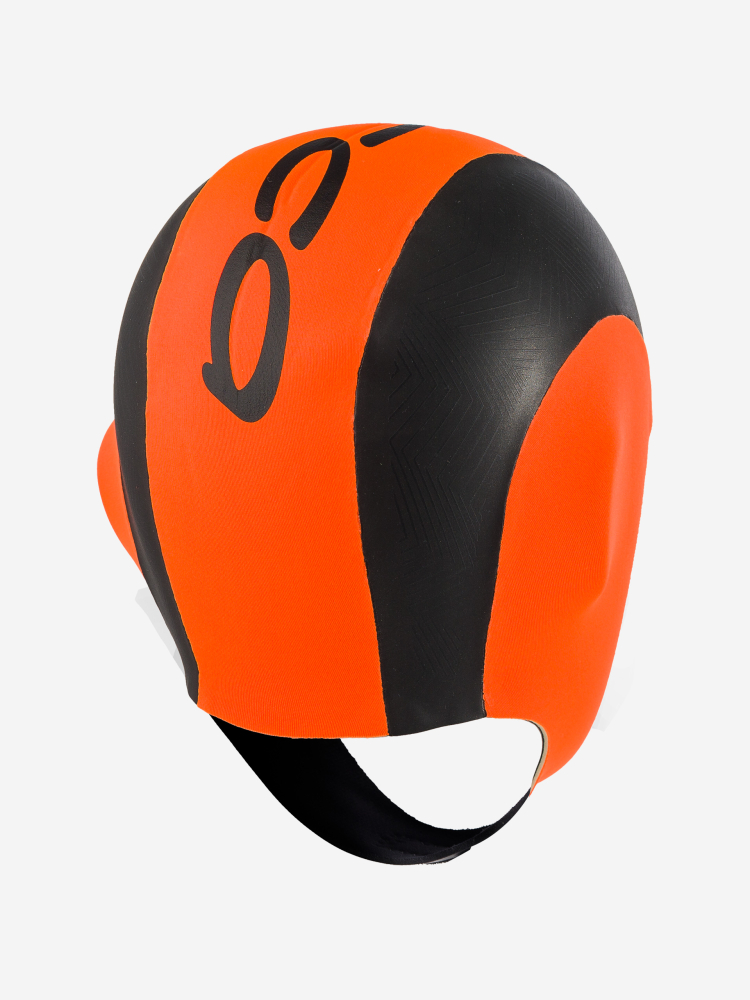 Orca Neoprene Swim Cap Schwimmmütze High Vis Orange