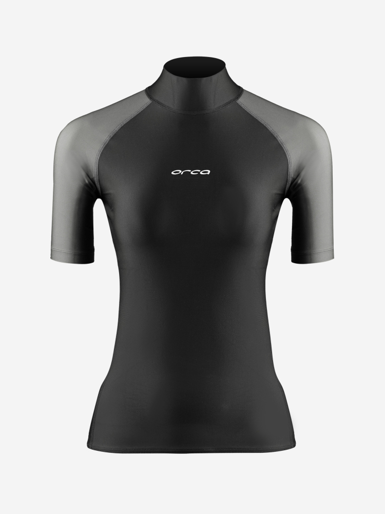 Orca Camiseta de Surf Negra Bossa Rash Vest Mujer Negro