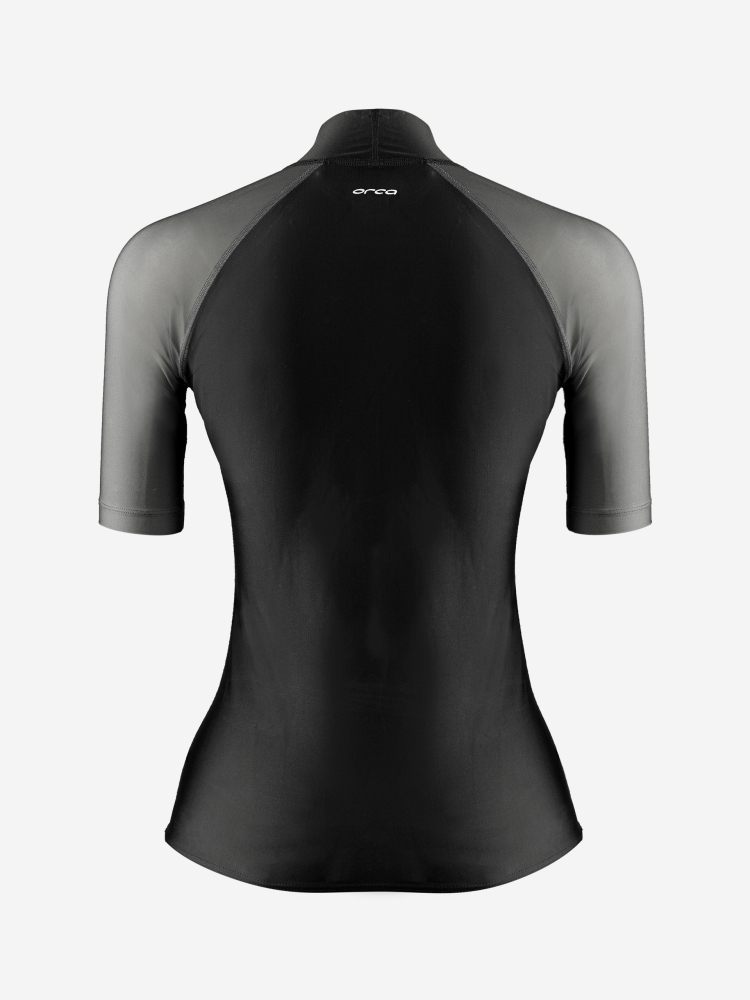 Orca Bossa Rash Vest Women Black Surf T-Shirt Black