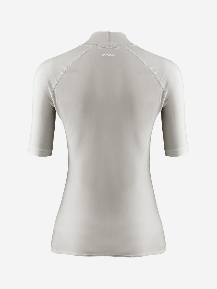 Orca T-shirt de Surf Bossa Rash Vest Femme Silver
