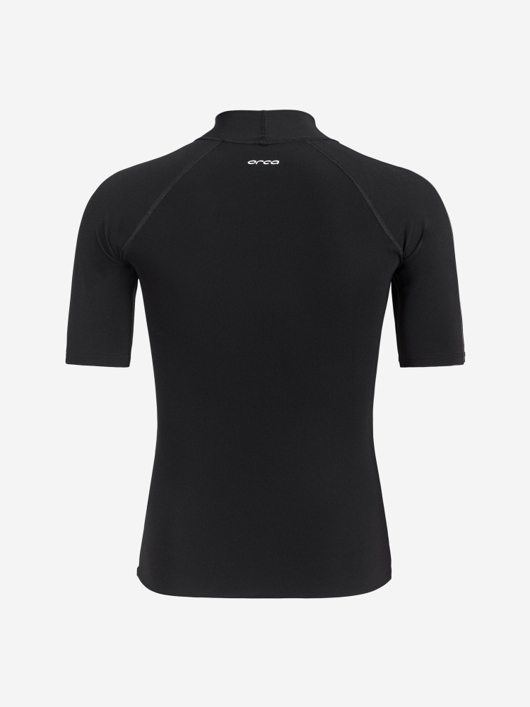 Orca Tango Rash Vest Men Short Sleeve Surf T-Shirt Black