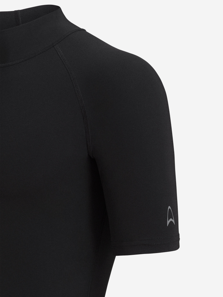 Orca Tango Short Sleeve Rash Vest Men Men Short Sleeve Surf T-Shirt Black