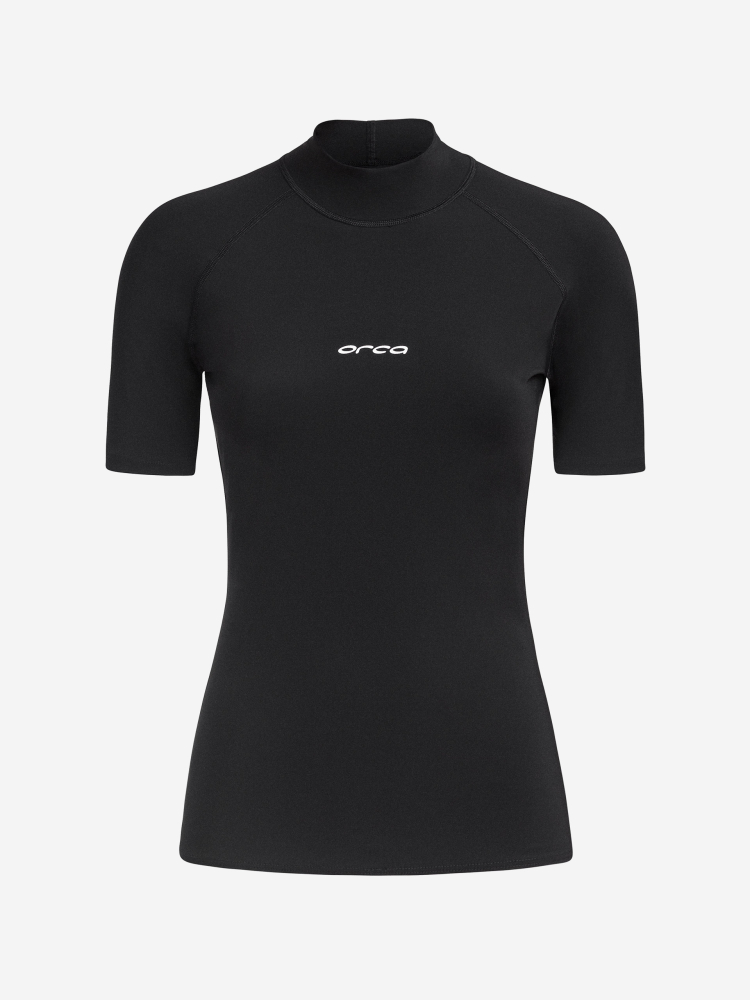 Orca T-shirt de surf manche courte Tango Rash Vest Femme Noir