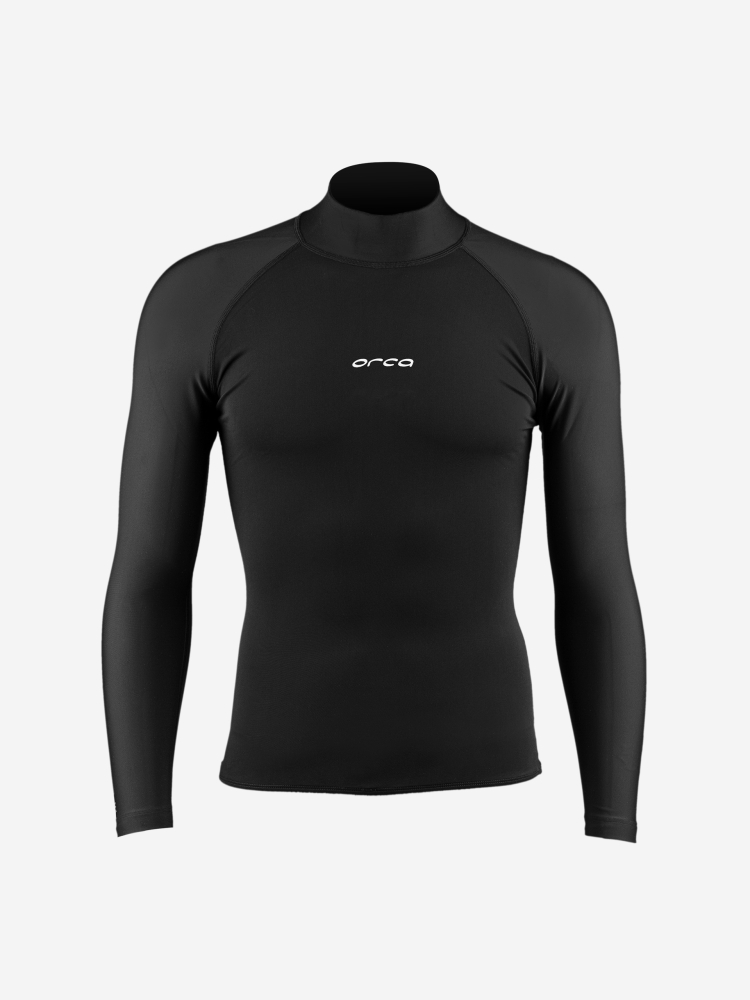 Orca Tango Rash Vest Men Thermal Surf T-Shirt Black