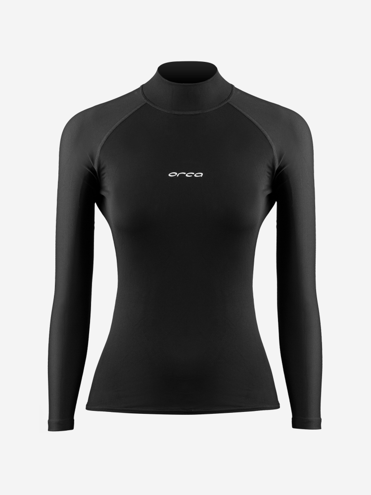 Orca T-shirt de surf thermique Tango Rash Vest Femme Noir