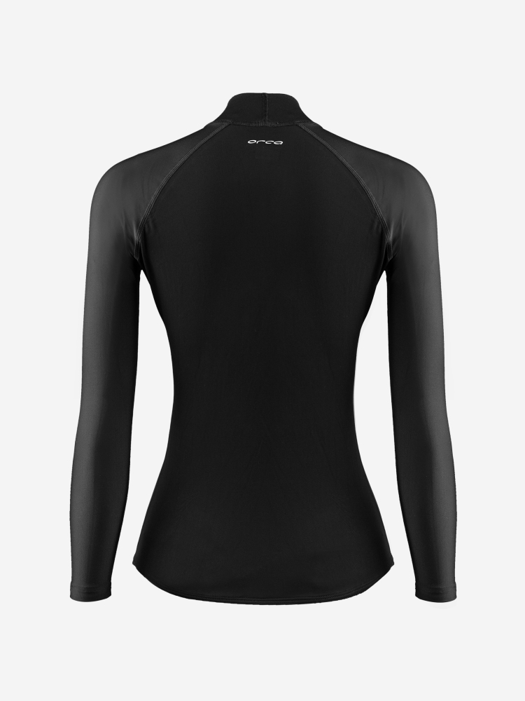 Orca Tango Rash Vest Frauen Thermo-Surfshirt Schwarz