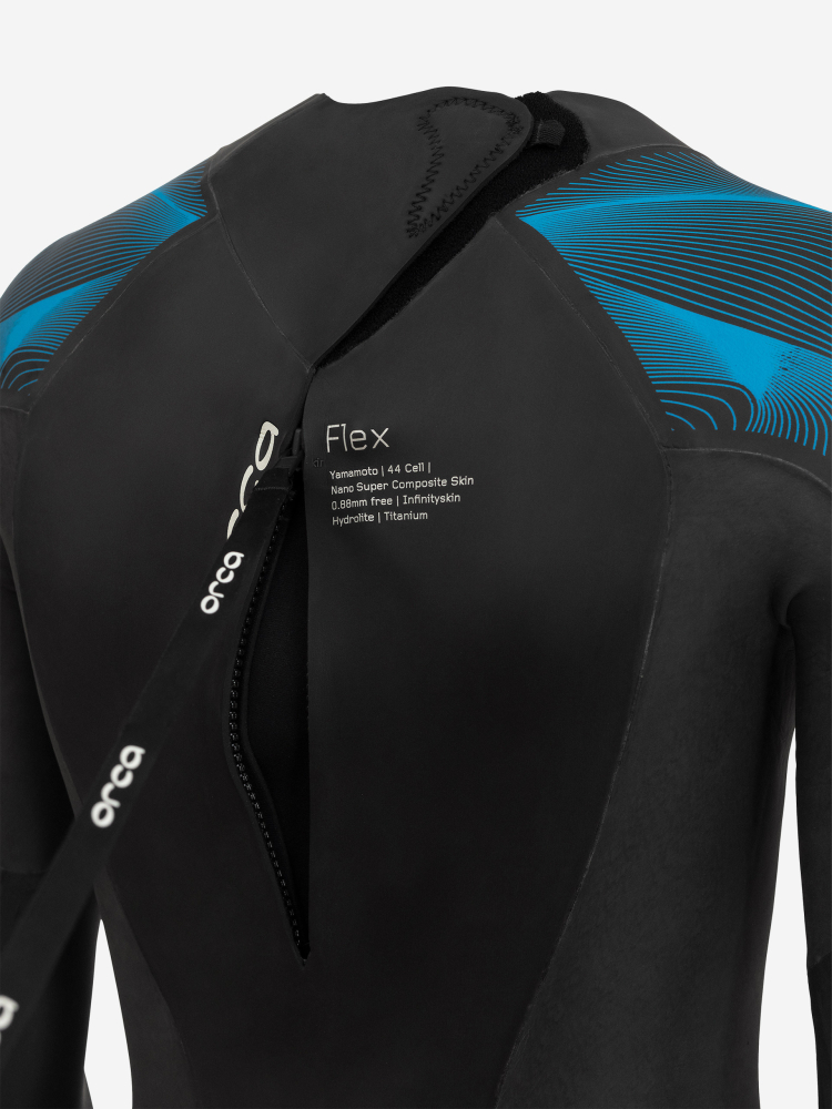 Orca Combinaison de Triathlon Apex Flex Homme Bleu Flex