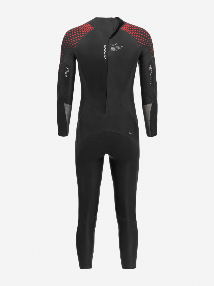 Orca Neopreno de Triatlón Apex Float Hombre Rojo Buoyancy