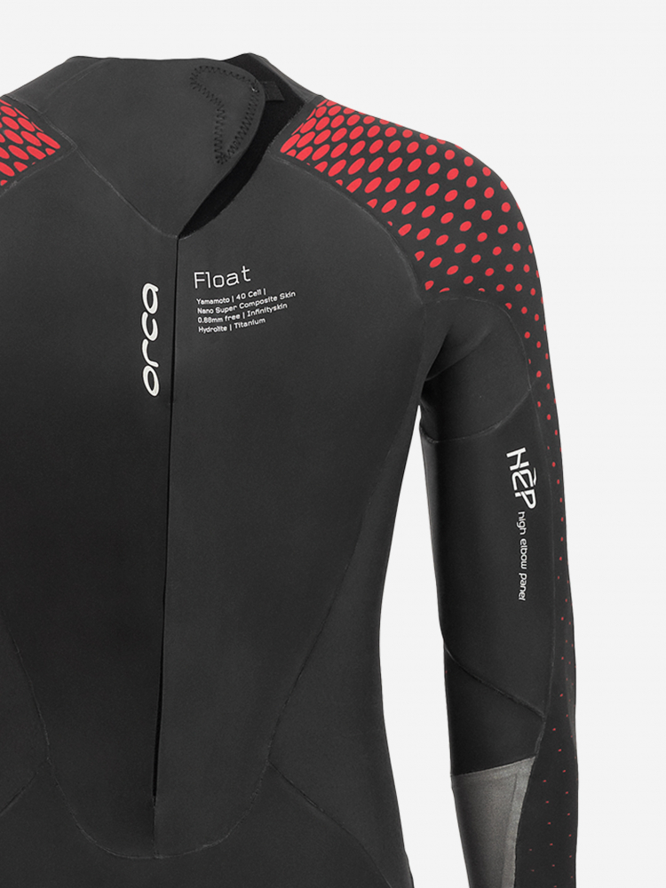 Orca Apex Float Männer Triathlon-Neoprenanzug Rot Buoyancy