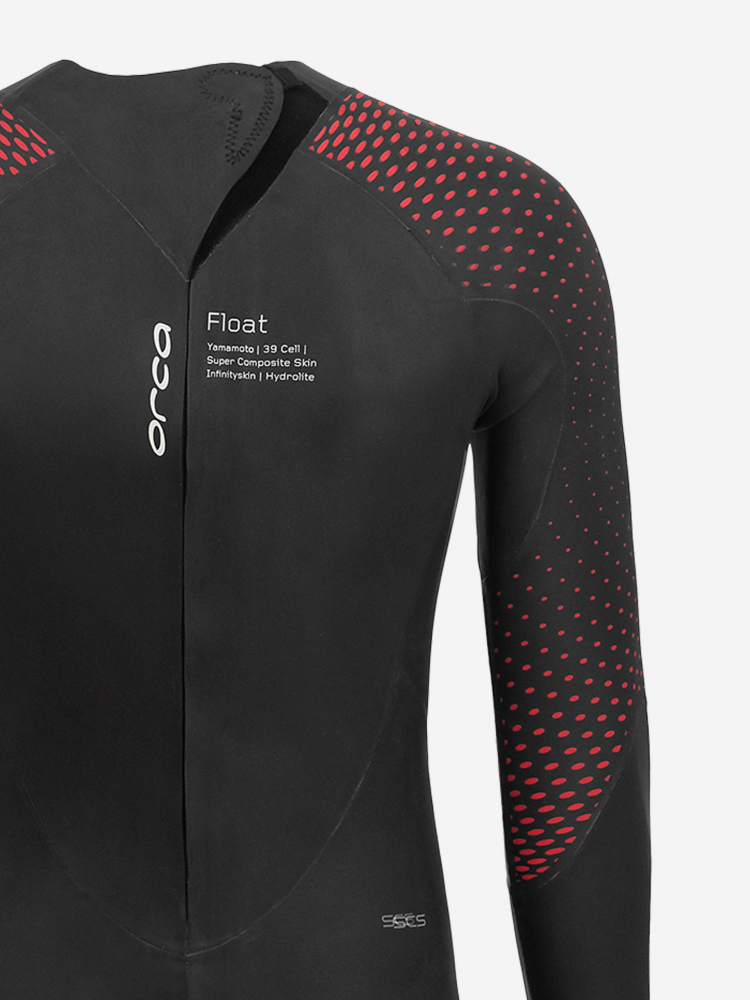 Orca Athlex Float Men Triathlon Wetsuit Red buoyancy