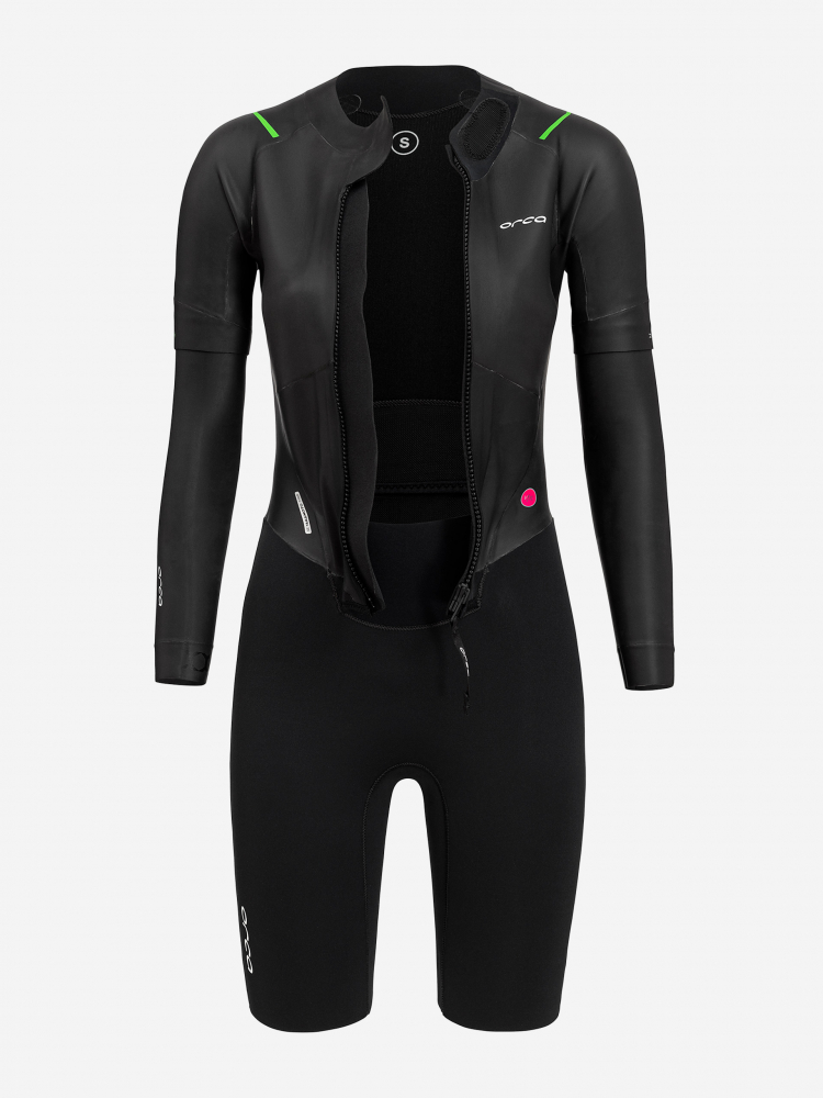 Orca Aesir Flex Frauen Swimrun Neoprenanzug Schwarz