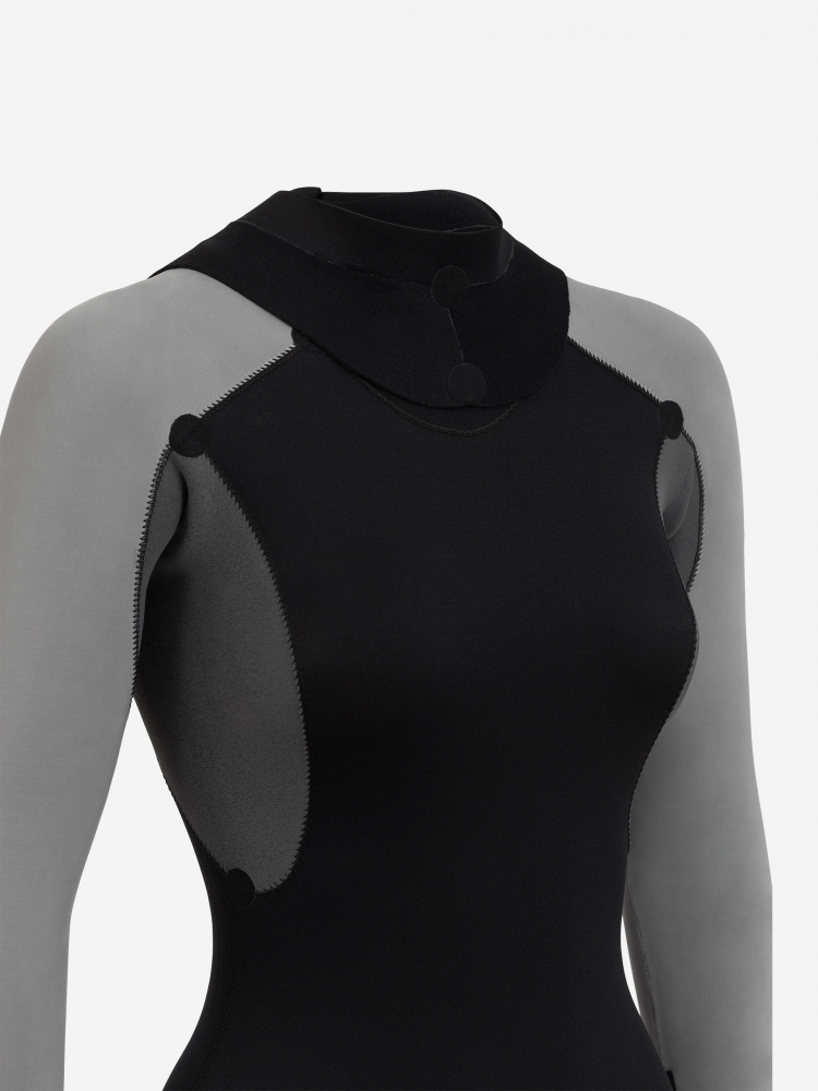 Orca Mantra Frauen Freedive-Neoprenanzug Schwarz