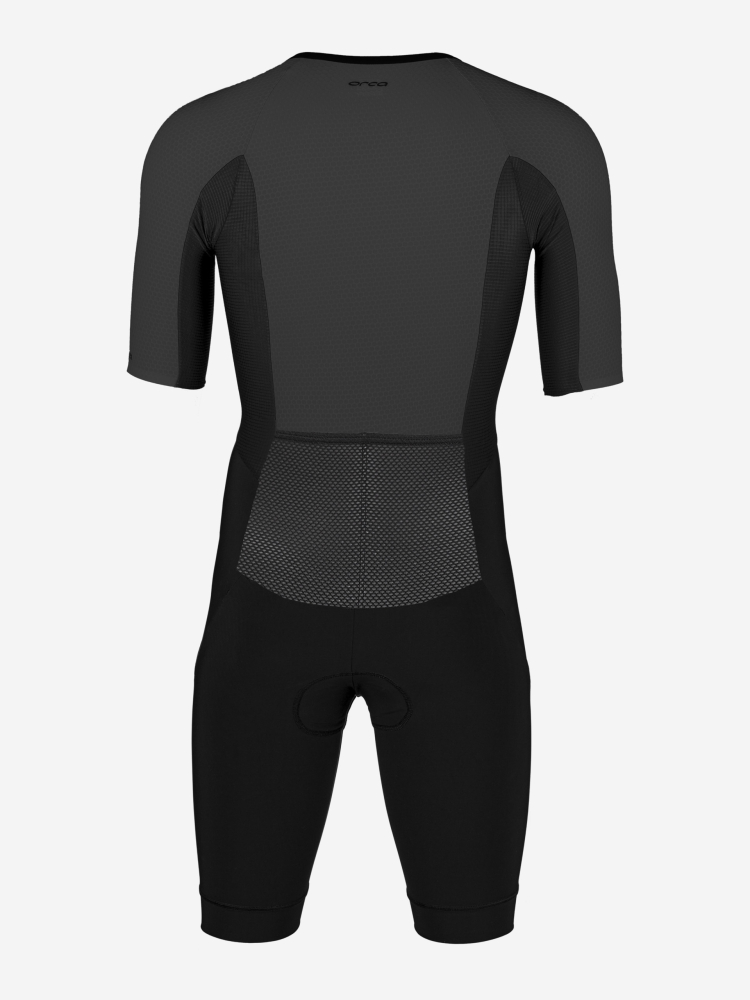 Orca Core Short Sleeve Race Mens Tri Suit-Black 