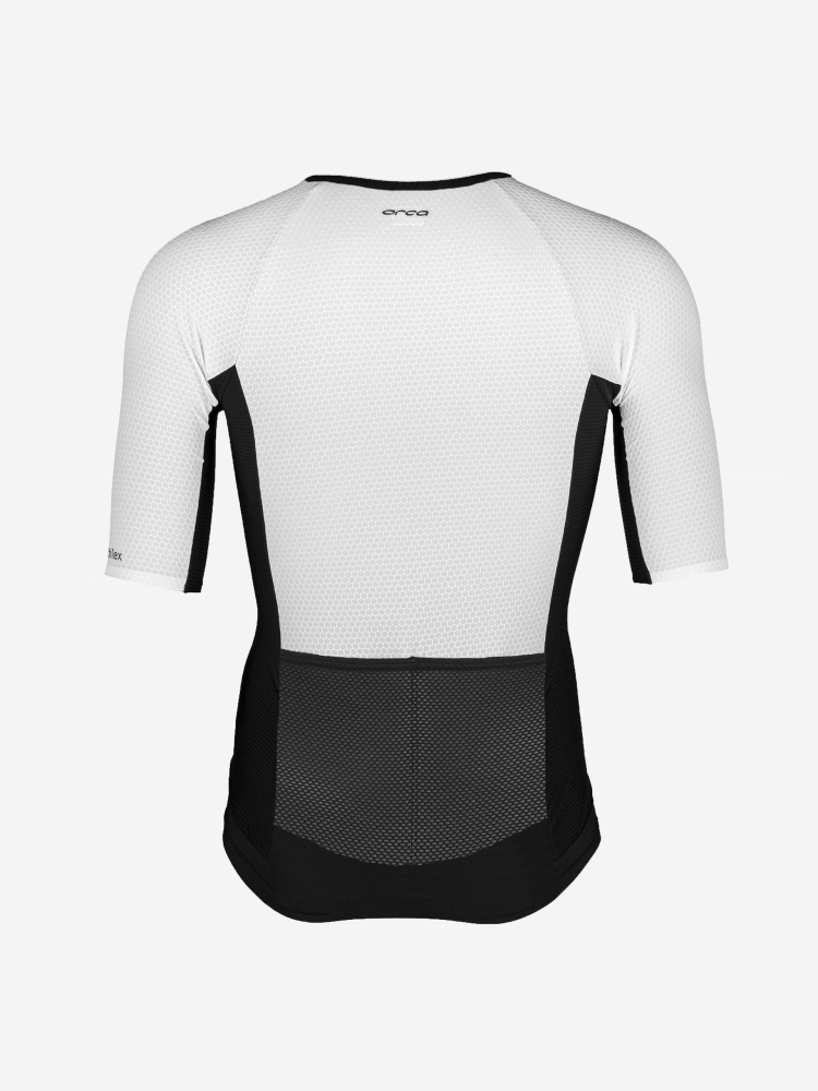 Orca Tritraje Athlex Sleeved Tri Top Hombre Blanco