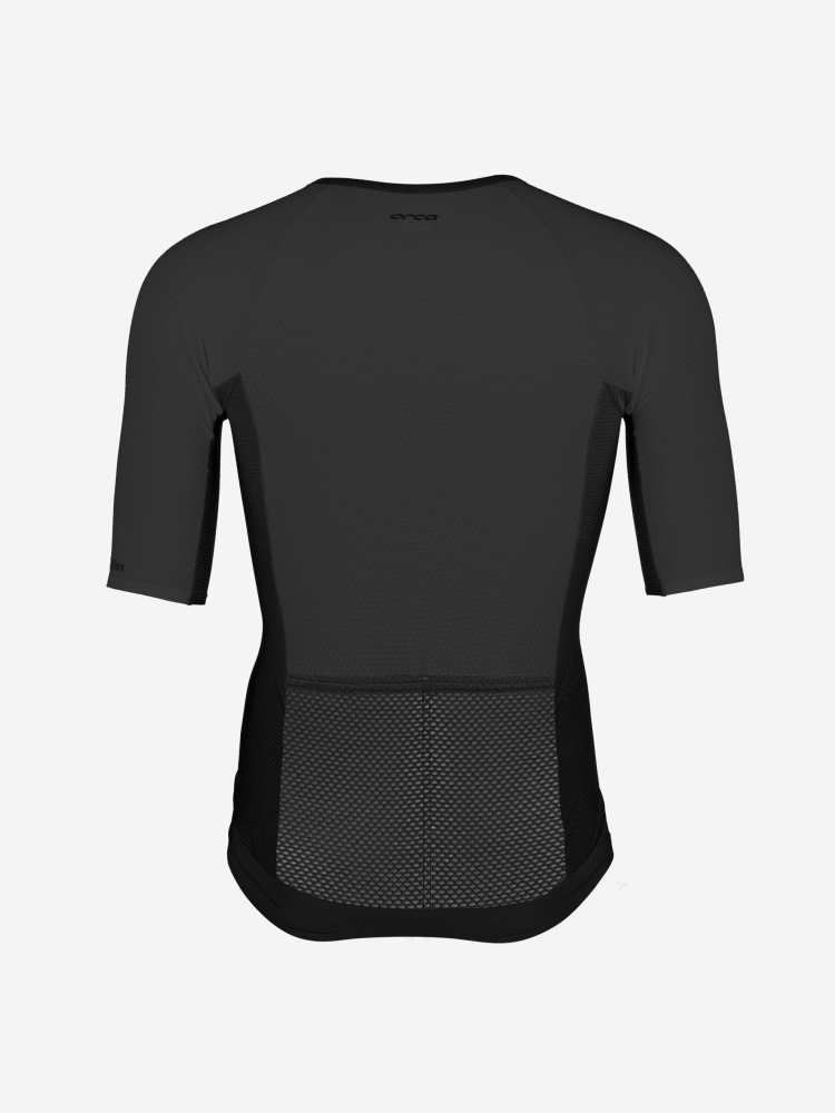 Orca Tritraje Athlex Sleeved Tri Top Hombre Plata