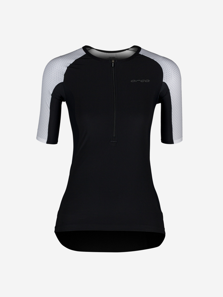 Orca Athlex Sleeved Tri Top Frauen Trisuit Weiss