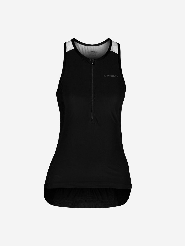 Orca Combinaison de Triathlon Athlex Sleeveless Tri Top Femme Blanc