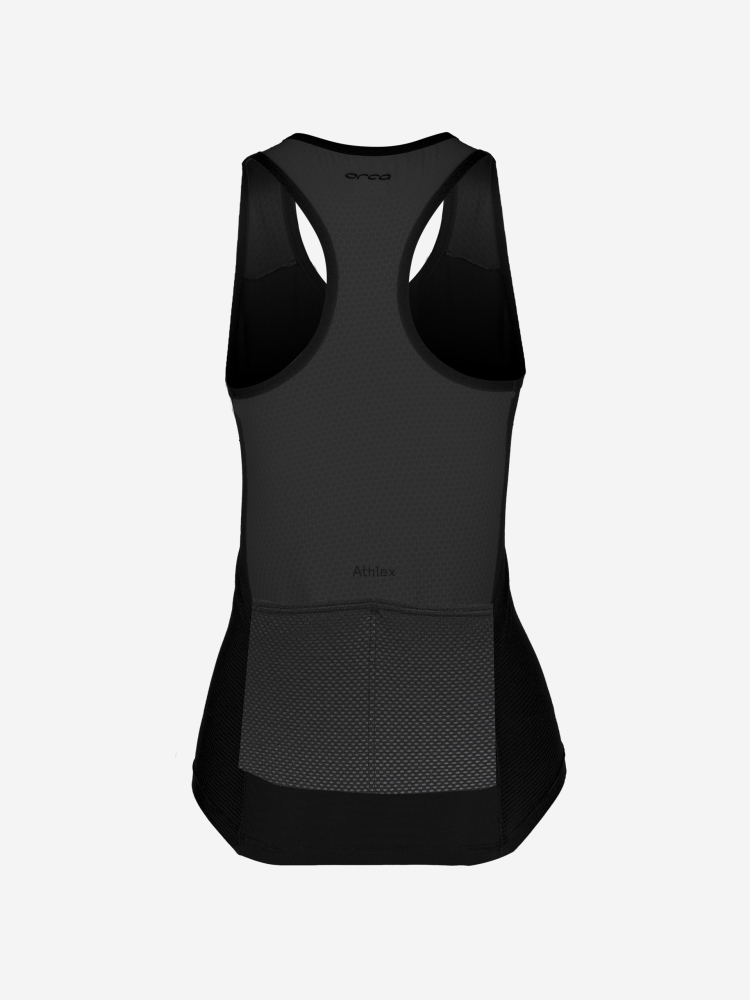 Orca Athlex Sleeveless Tri Top Frauen Trisuit Ätherischsilber