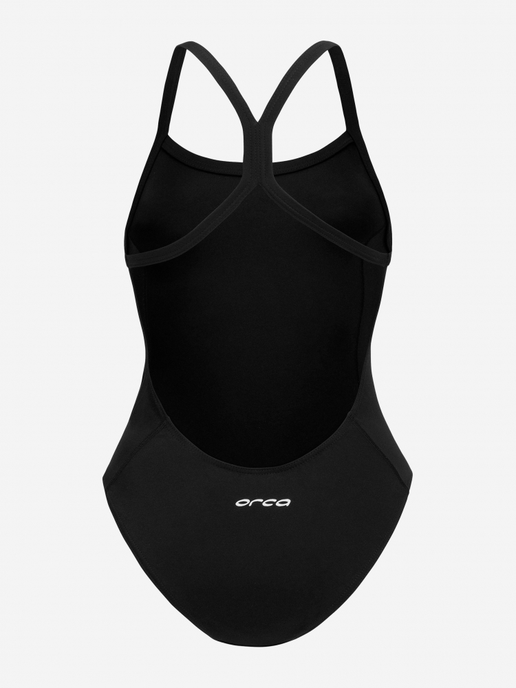 Orca Core One Piece Thin Strap Women Swimsuit Black
