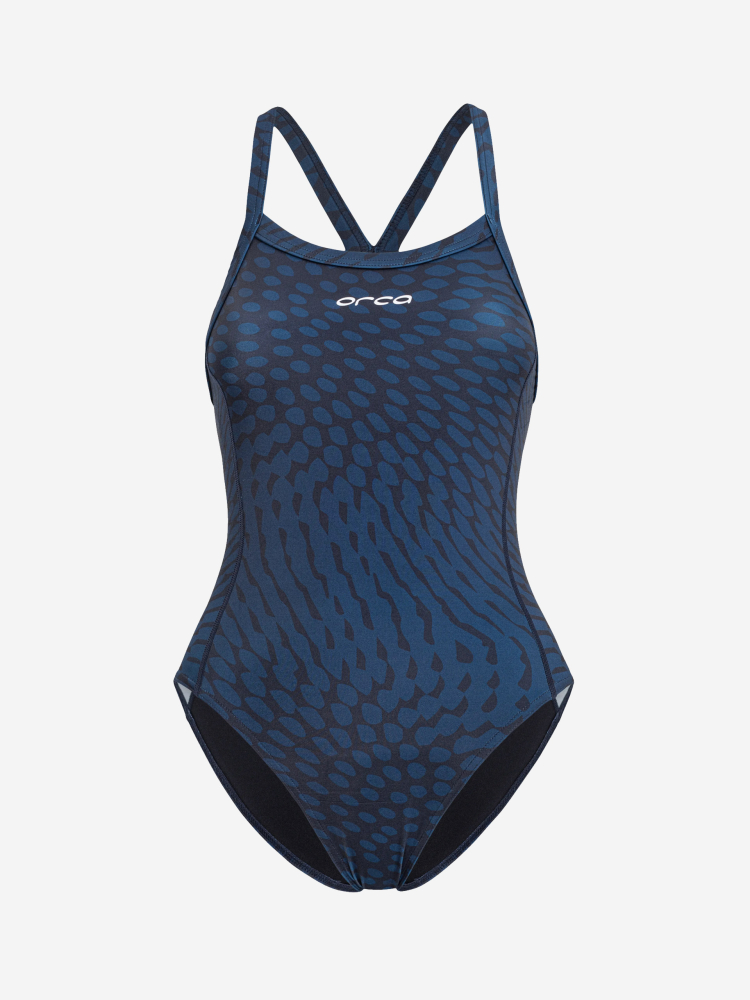 Core One Piece Thin Strap Women Swimsuit