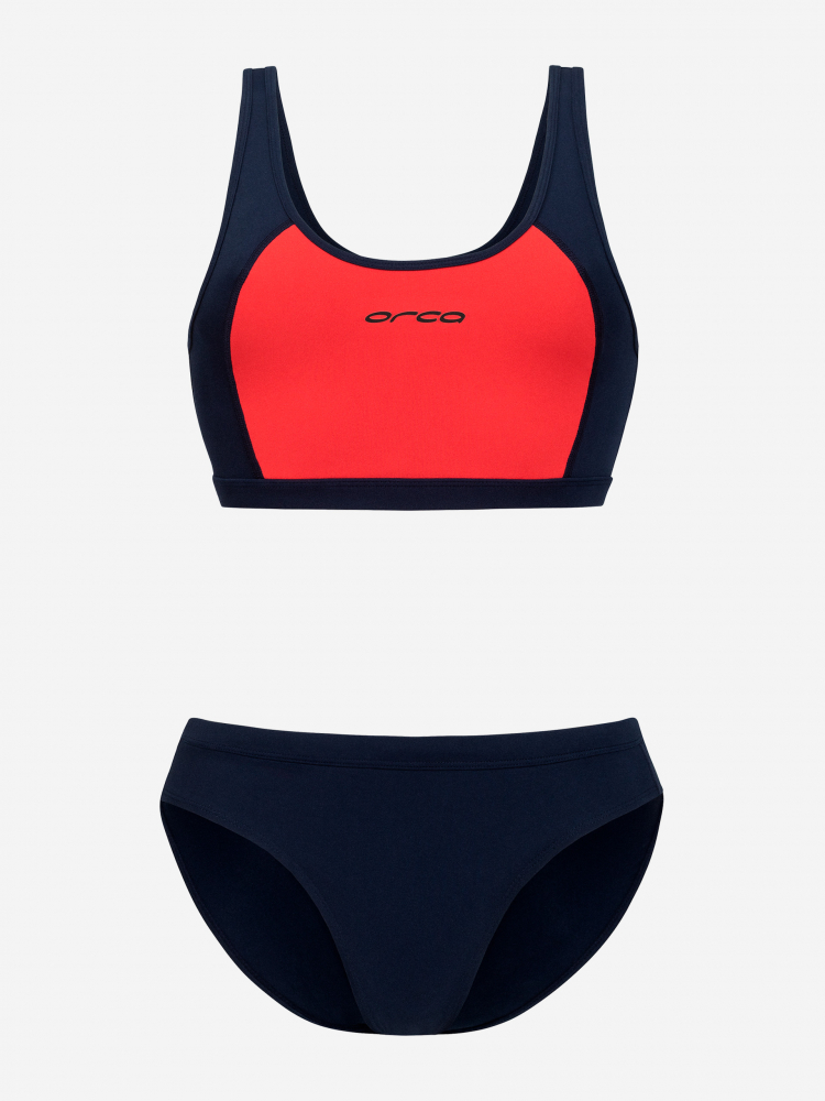 Orca Maillot de Bain RS1 Bikini Femme Coral Rouge