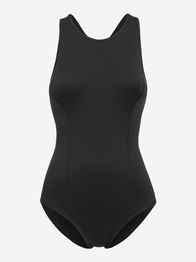 Orca Neoprene One Piece Frauen Schwimmanzug Schwarz