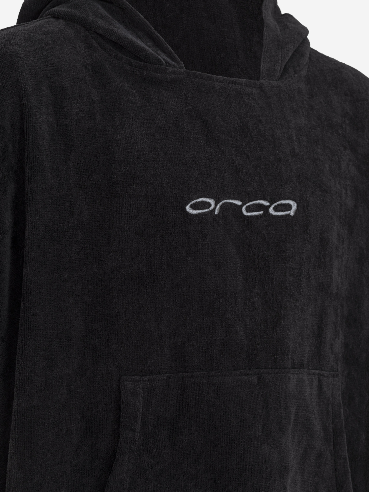 Orca Accesorio Cotton Poncho Negro