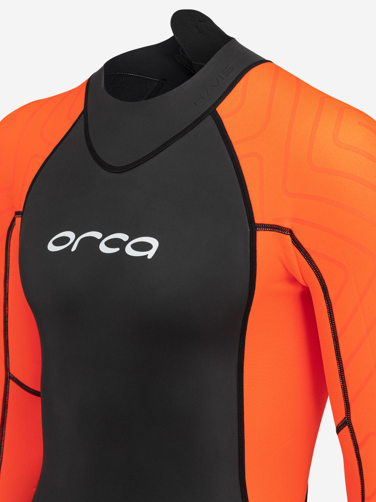 Orca Neopreno De Aguas Abiertas Vitalis Hi-Vis Hombre Negro