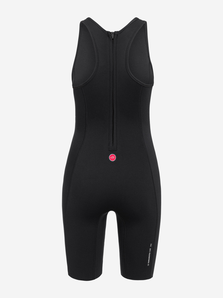 Orca Neopreno De Aguas Abiertas Swimskin Shorty Mujer Negro